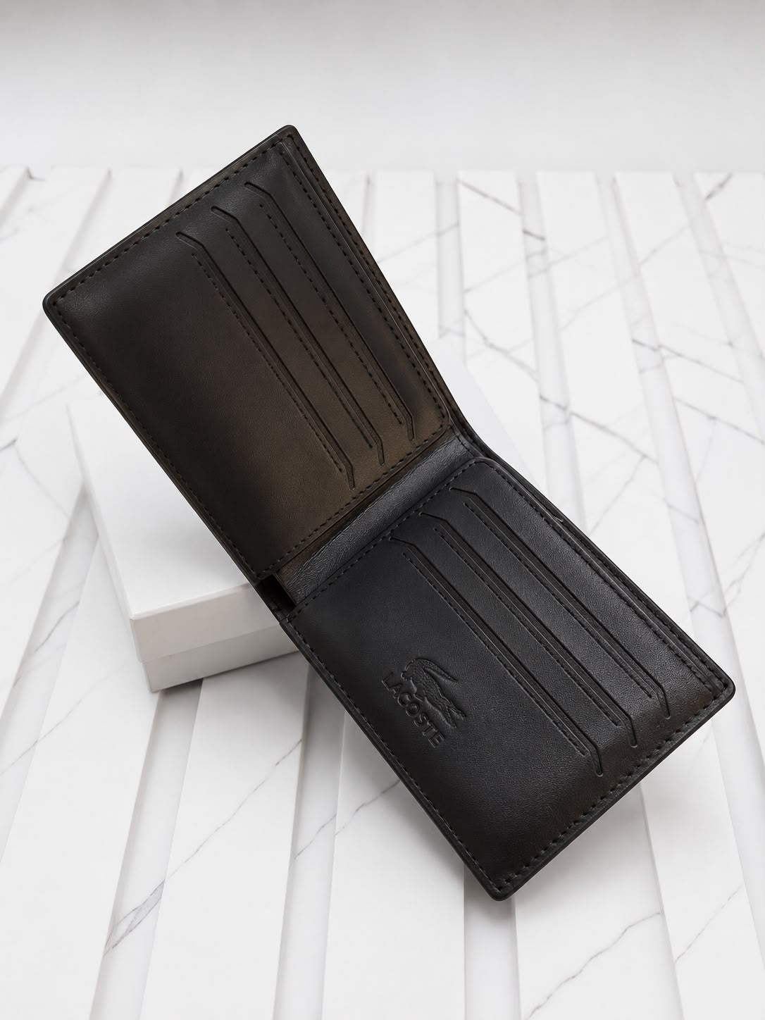 La Coste wallet with box & bag